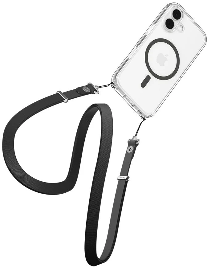 Spigen Ultra Hybrid MagSafe dėklas skirtas Apple iPhone 17 – skaidrus pilkos spalvos