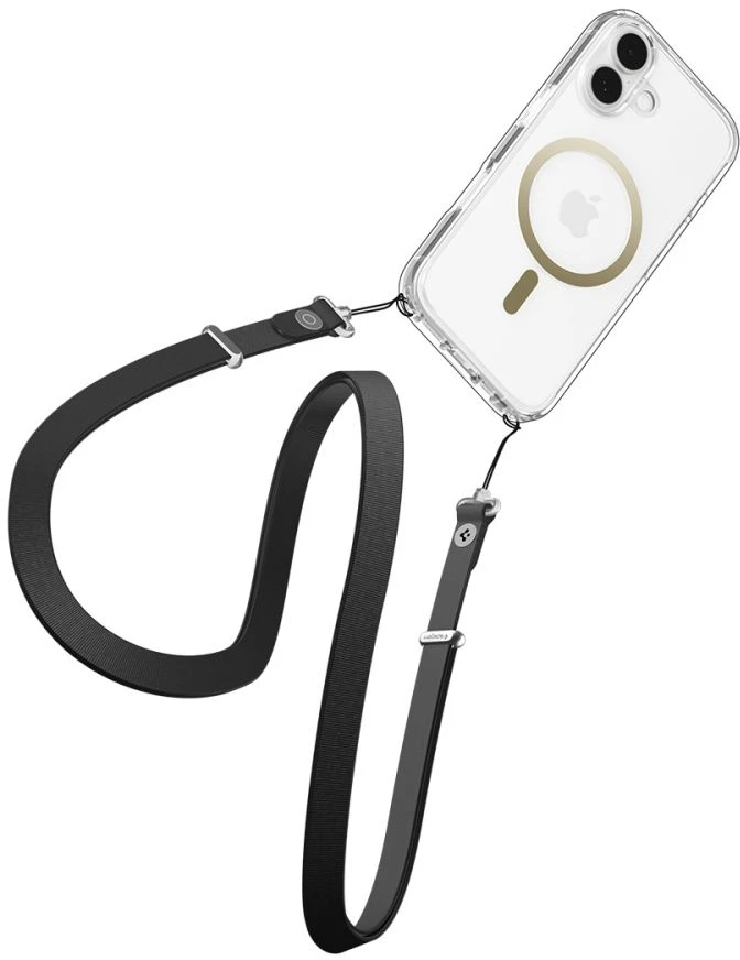 Spigen Ultra Hybrid MagSafe dėklas skirtas Apple iPhone 17 – skaidrus auksos spalvos