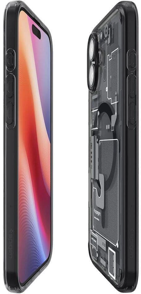 Spigen Ultra Hybrid MagSafe Zero One Apple iPhone 16 – dėklas telefonui pilkos spalvos