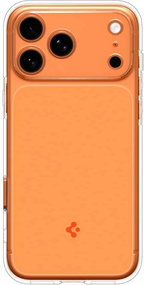 Dėklas „Spigen Ultra Hybrid T MagSafe“, blizgus oranžinis - iPhone 17 Pro Max