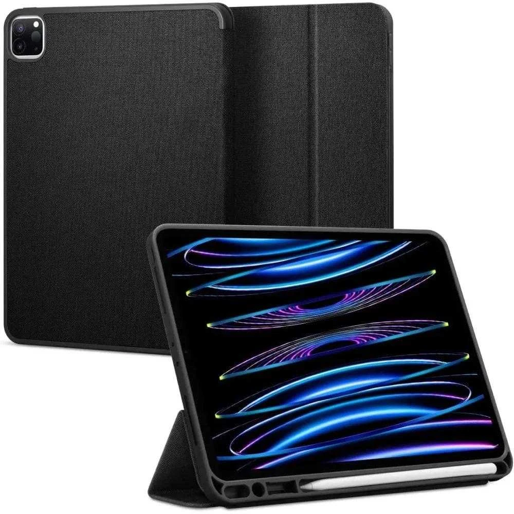 Spigen Urban Fit, juodos spalvos – Apple iPad Pro 11″ (2022/2021/2020/2018)