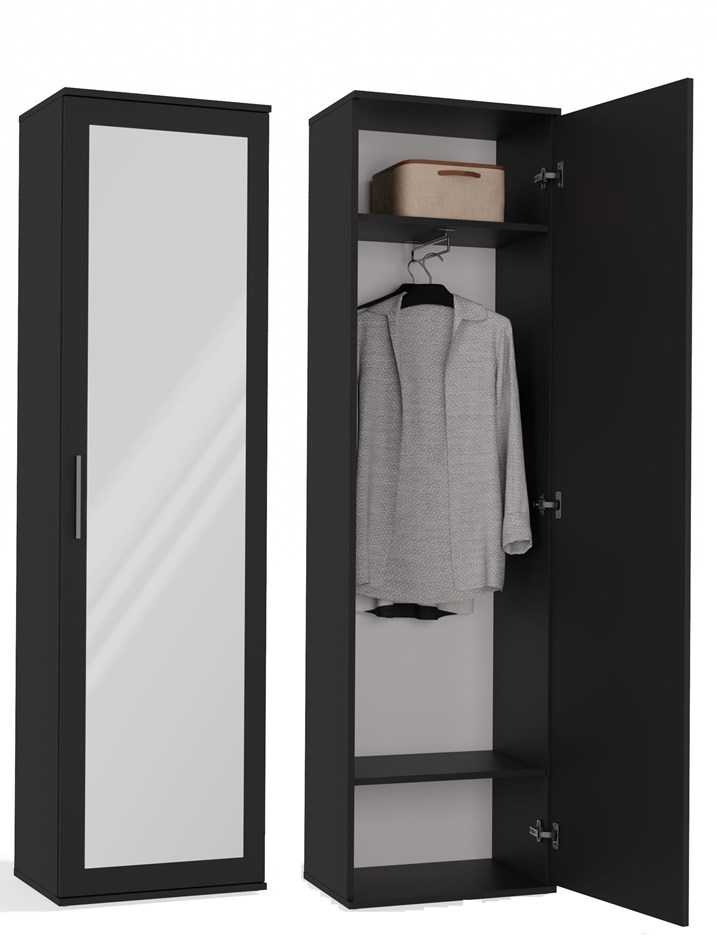 Top E Shop Miegamojo Spinta - Topeshop Duo Juoda