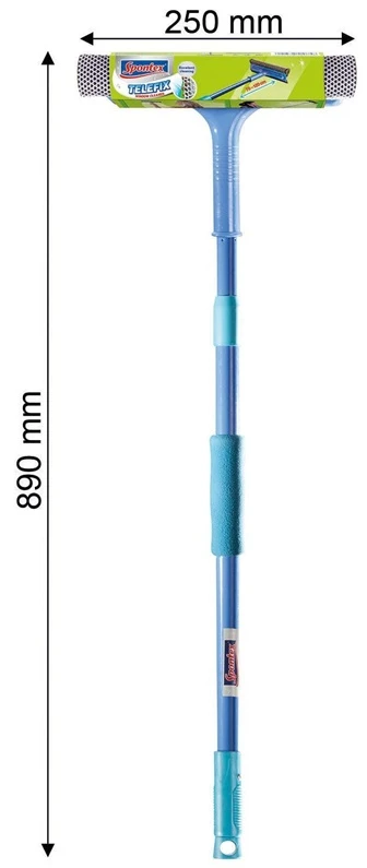 Langų valytuvas su teleskopiniu kotu Spontex Telefix, 120 cm