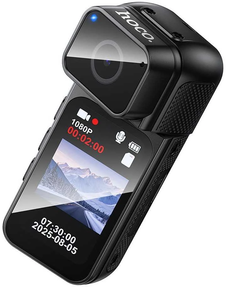 Sports camera Hoco 1,47" IPS 2K/15fps Wi-Fi DV105 juodas