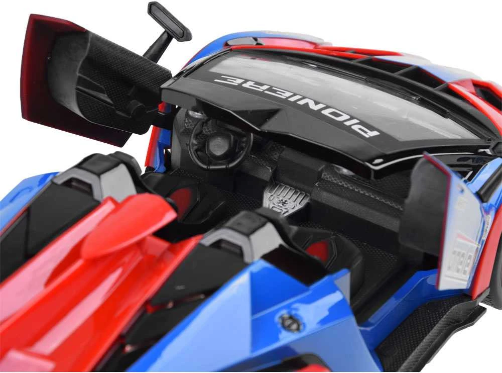 Jokomisiada sportinis automobilis su atidaromomis durelėmis + RC0583 nuotolinio valdymo pultas