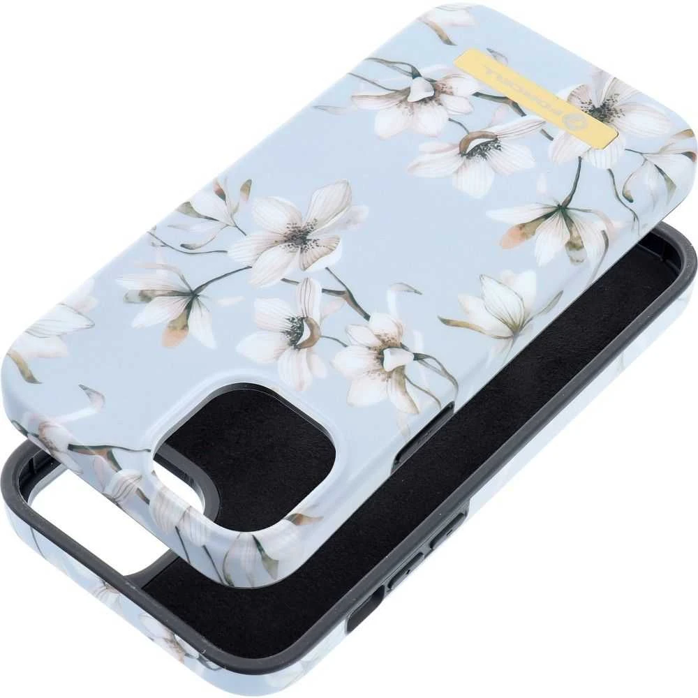 „iPhone 15 PLUS“ dėklas „Forcell F-Protect“, suderinamas su „MagSafe“ pavasario gėlėmis