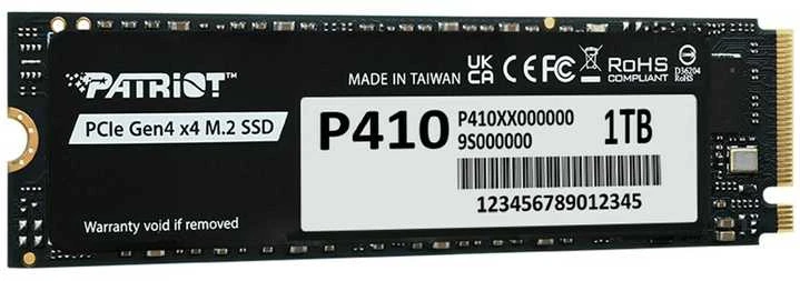 PATRIOT P410 1 TB PCIe Gen 4 x4 M.2 SSD diskas