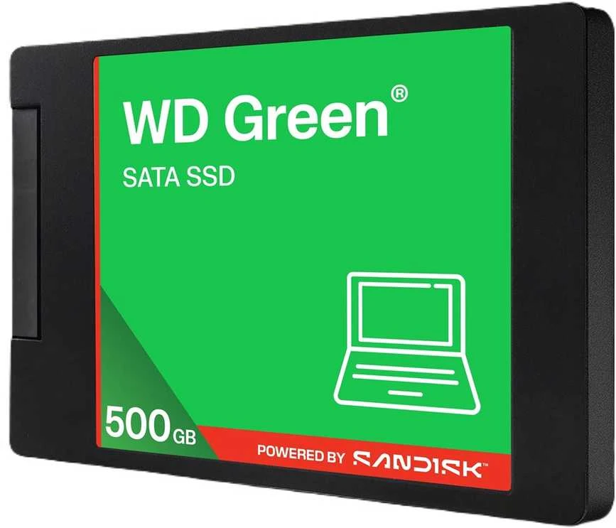 Western Digital SSD WD Žalias 500GB 2.5" SATA