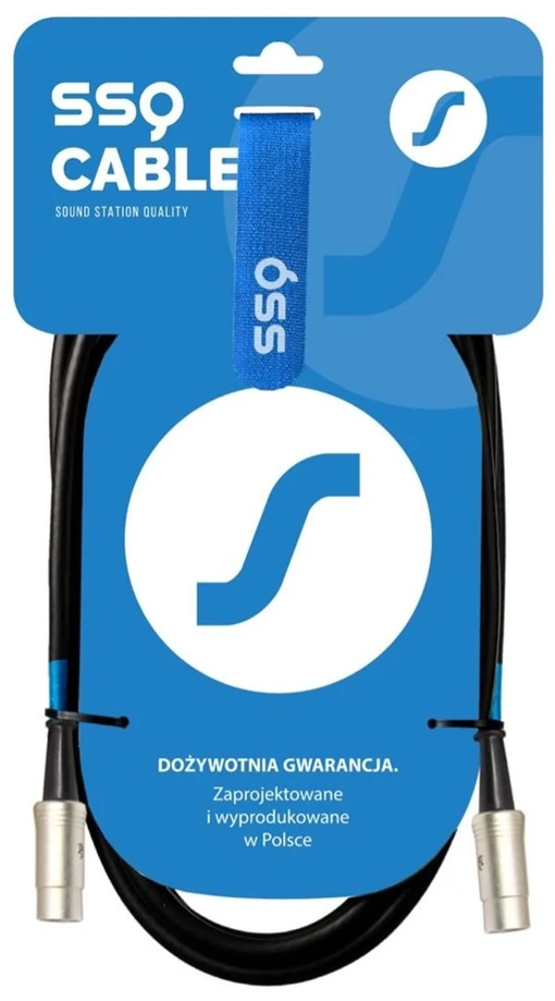 sound station quality (ssq) SSQ MIDI3 SS-1419 Cable MIDI (5-pin) - MIDI (5-pin) 3 m Juodas