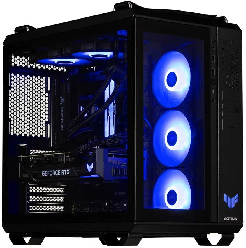 Stacionarus kompiuteris Actina 5901443423225 PC Intel Core Ultra 7 265KF 32 GB DDR5-SDRAM 2 TB SSD NVIDIA GeForce RTX 5070 Ti Midi Tower Juodas