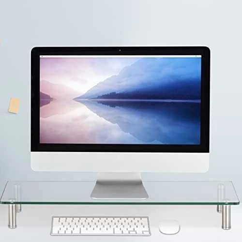 Laikiklis Assmann Electronic DIGITUS stiklinis monitoriaus stovas maks.20KG 56x21x8cm