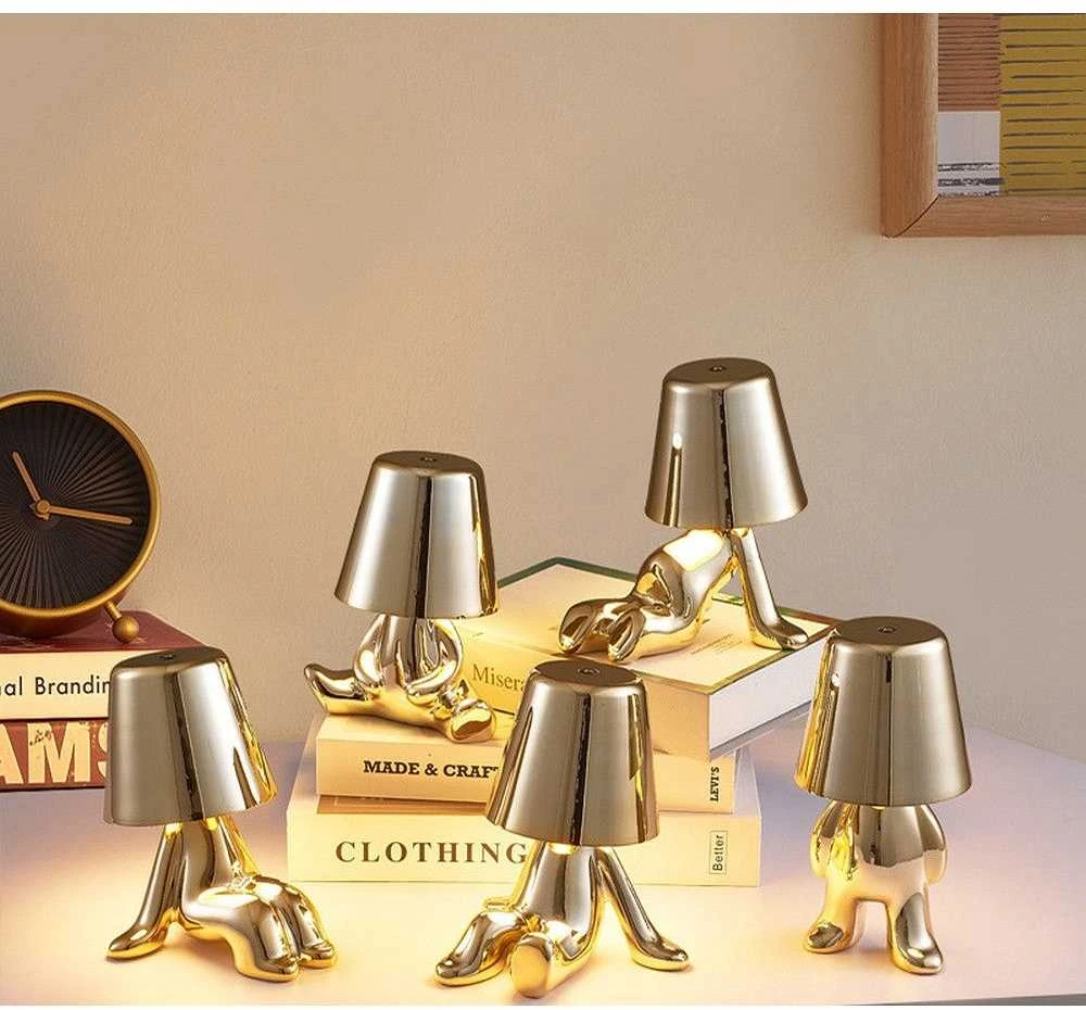 Oem Stalinis šviestuvas prie lovos GOLD MAN Art Deco sėdynė (7 versija) MLTL