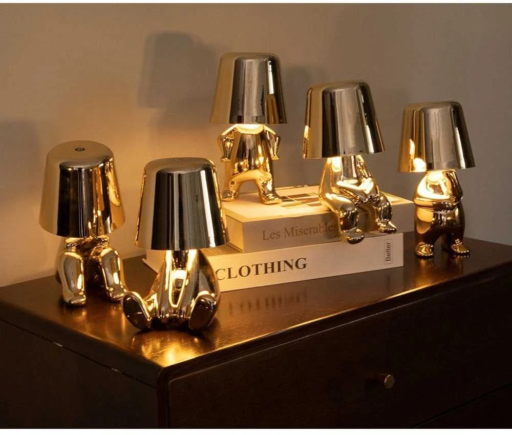 Oem Stalinis šviestuvas prie lovos GOLD MAN Art Deco sėdynė (7 versija) MLTL