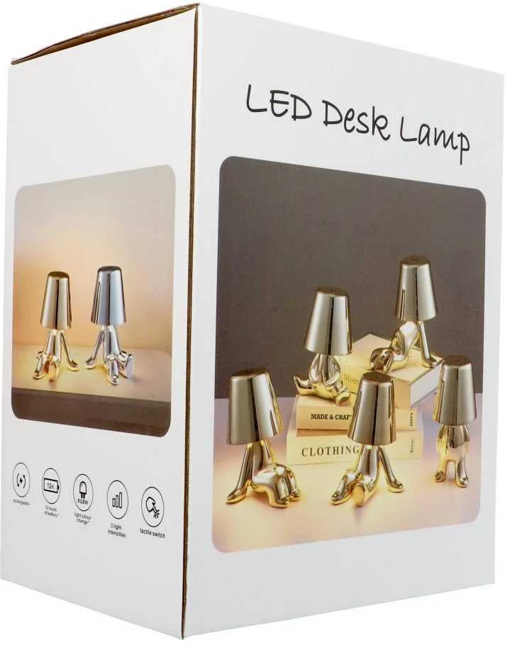 Oem Stalinis šviestuvas prie lovos GOLD MAN Art Deco sėdynė (5 versija) MLTL
