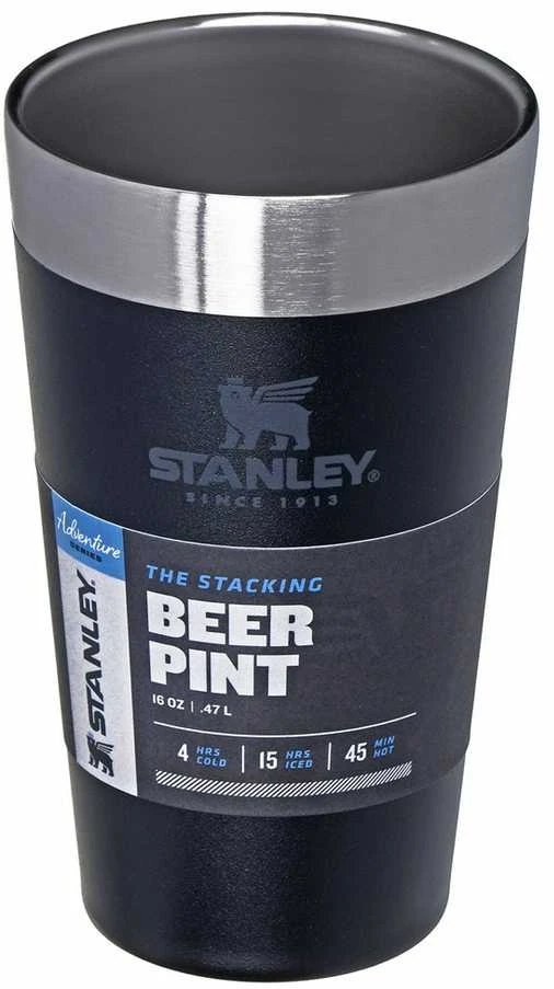 Stanley Thermal Beer Mug Adventure matinis juodas 0,47 l