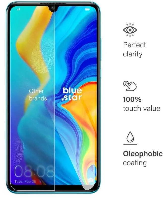 BlueStar Grūdintas stiklas Huawei P30 LITE telefonui Blue Star