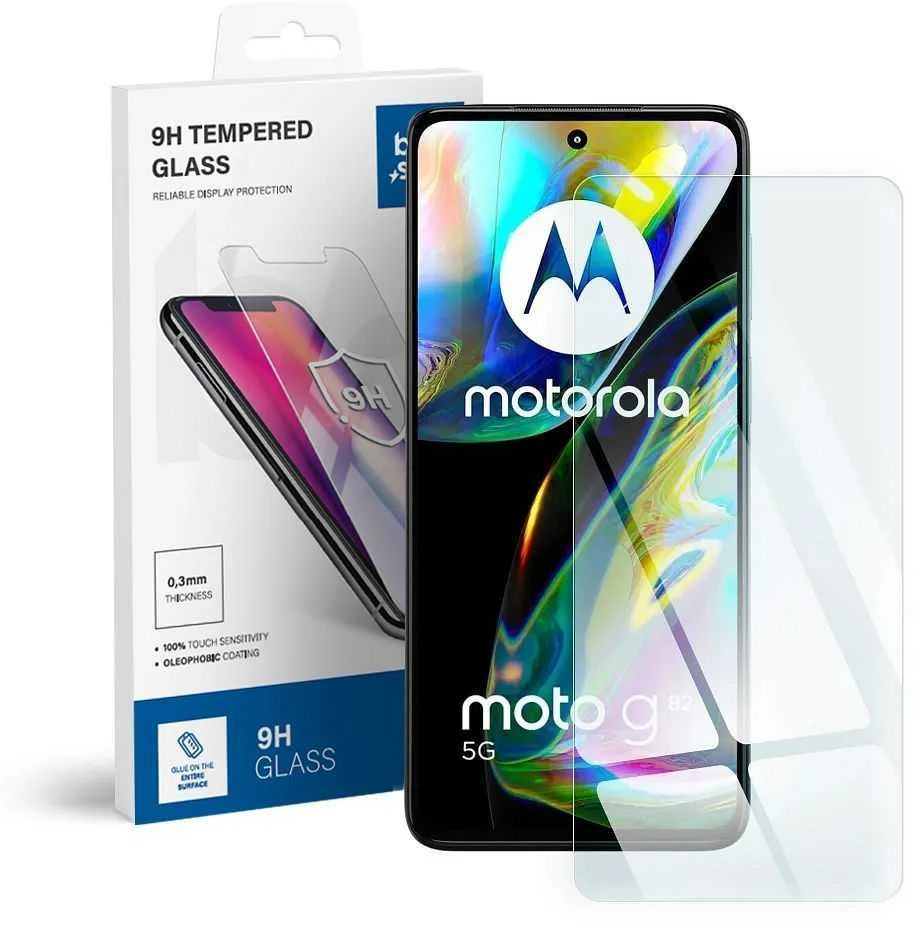 BlueStar Grūdintas stiklas Motorola G82 Blue Star telefonui