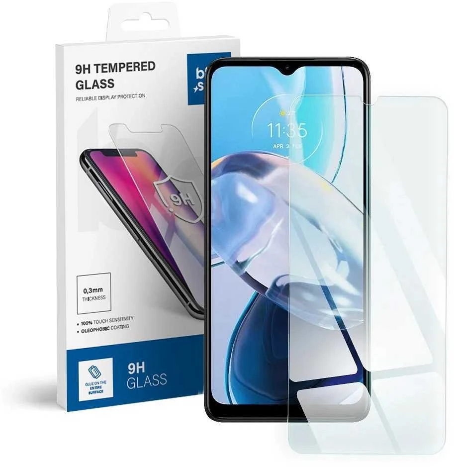 BlueStar Grūdintas stiklas Motorola E22 Blue Star telefonui