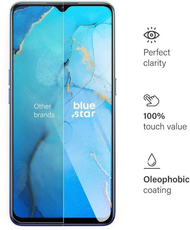 BlueStar Grūdintas stiklas Oppo Reno 3 Blue Star telefonui