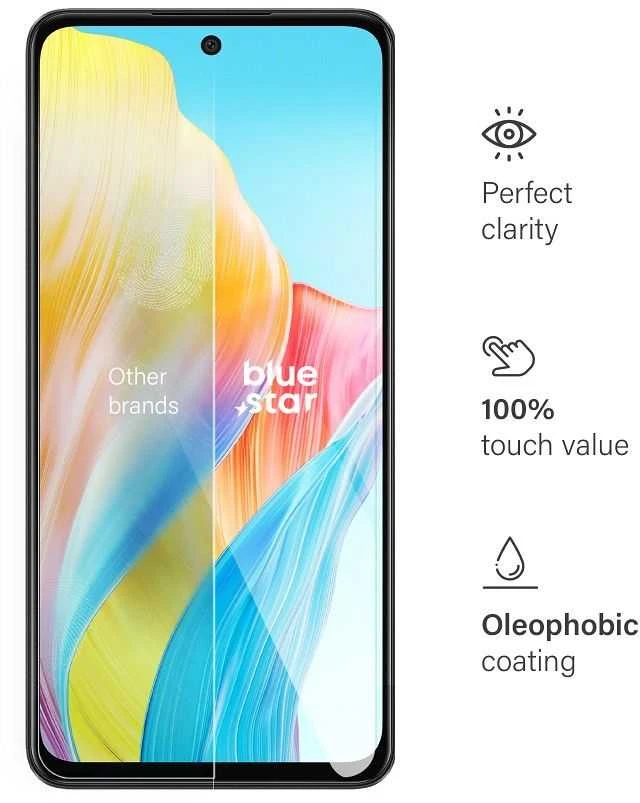BlueStar Grūdintas stiklas Oppo A58 4G / LTE Blue Star