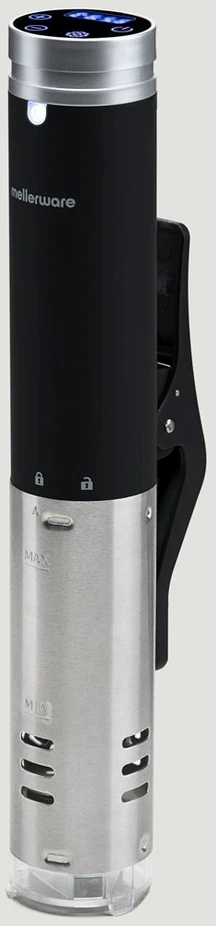 Steel Mellerware Cheffy Sous Vide Cooking appliance Juodas, Nerūdijantis plienas