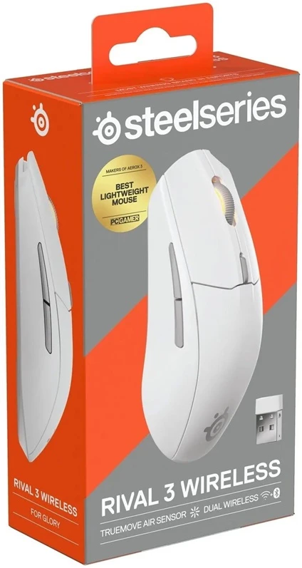 STEELSERIES Rival 3 WL Gen 2 Pelė - Baltas