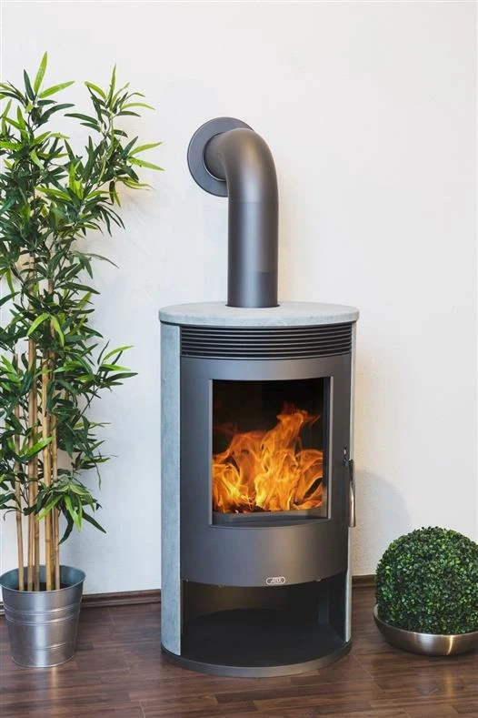 Stove ABX TARTU 5 juodas+soapstone finish. 5 kW