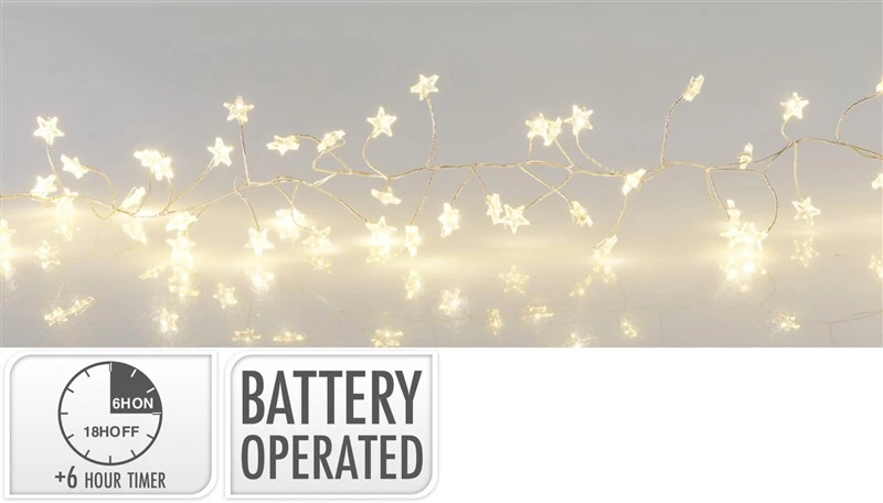 String lights STAR MICRO CLUSTER. AX5701810. 1 m. 100LED