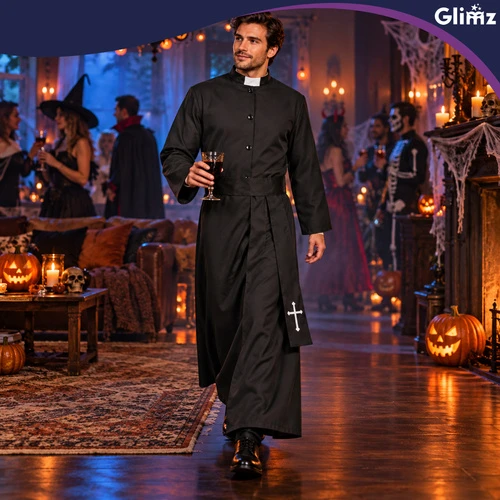 Glimz Priest Halloween Costume