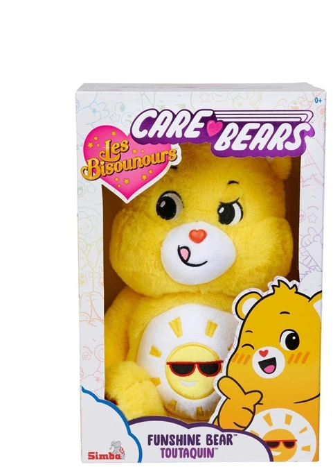 Pliušinis žaislas Simba ShareBear Funshine, geltonas, 35 cm
