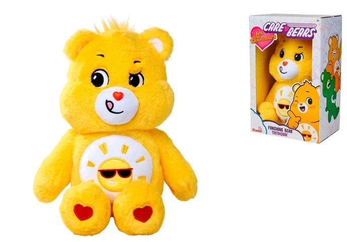 Pliušinis žaislas Simba ShareBear Funshine, geltonas, 35 cm