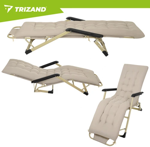 Sulankstomas sodo gultas 60x177x30cm Trizand