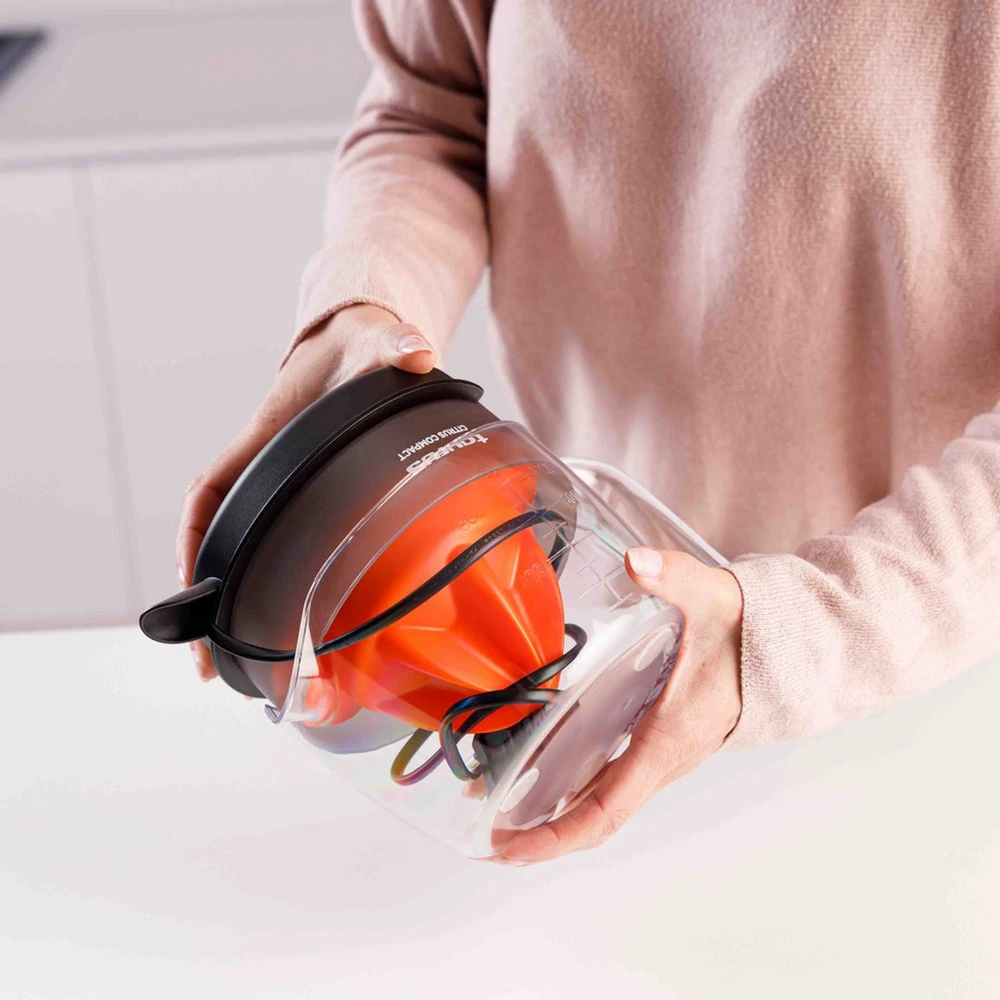 Taurus CITRUS COMPACT Hand juicer 30 W Juodas, Oranžinis, Transparent