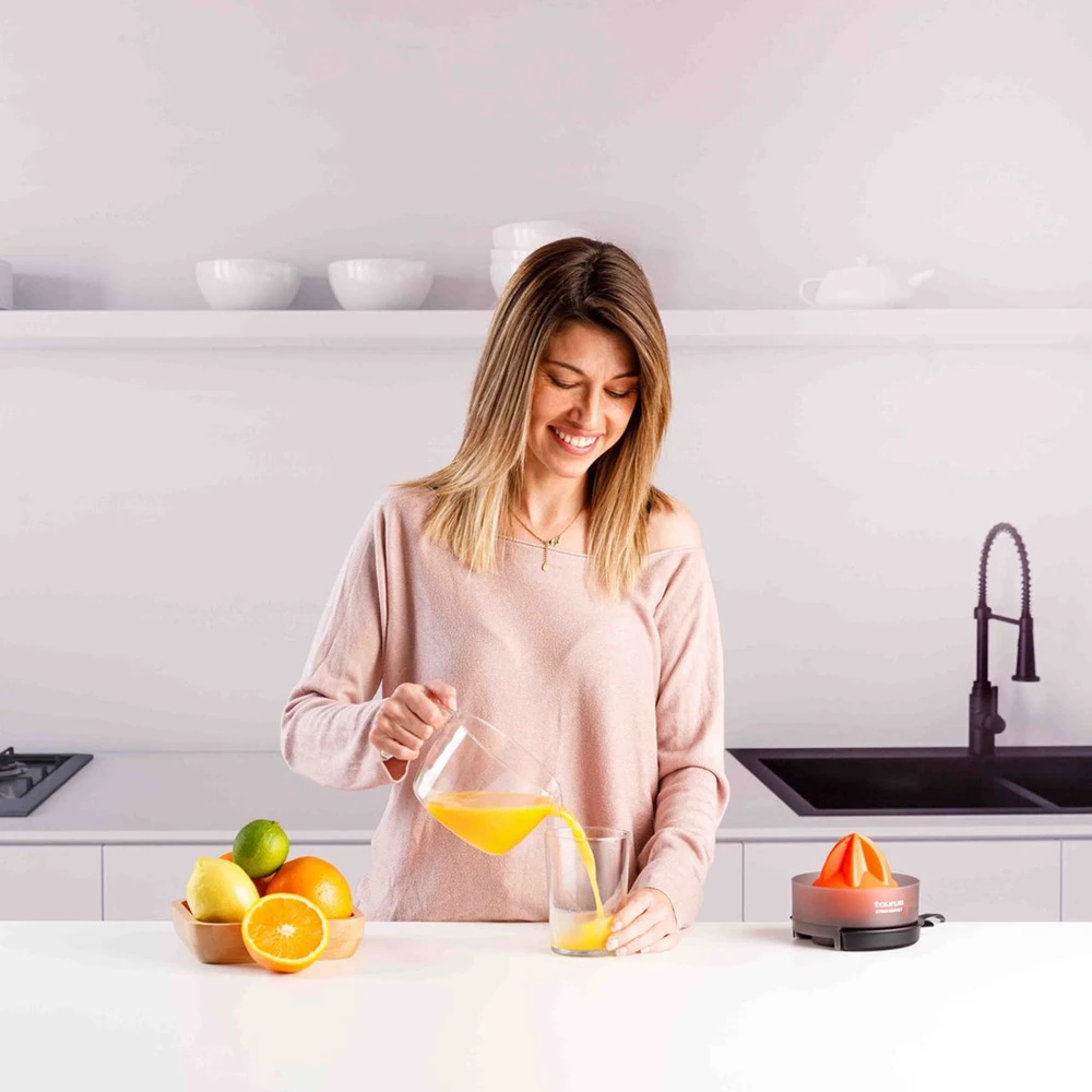 Taurus CITRUS COMPACT Hand juicer 30 W Juodas, Oranžinis, Transparent