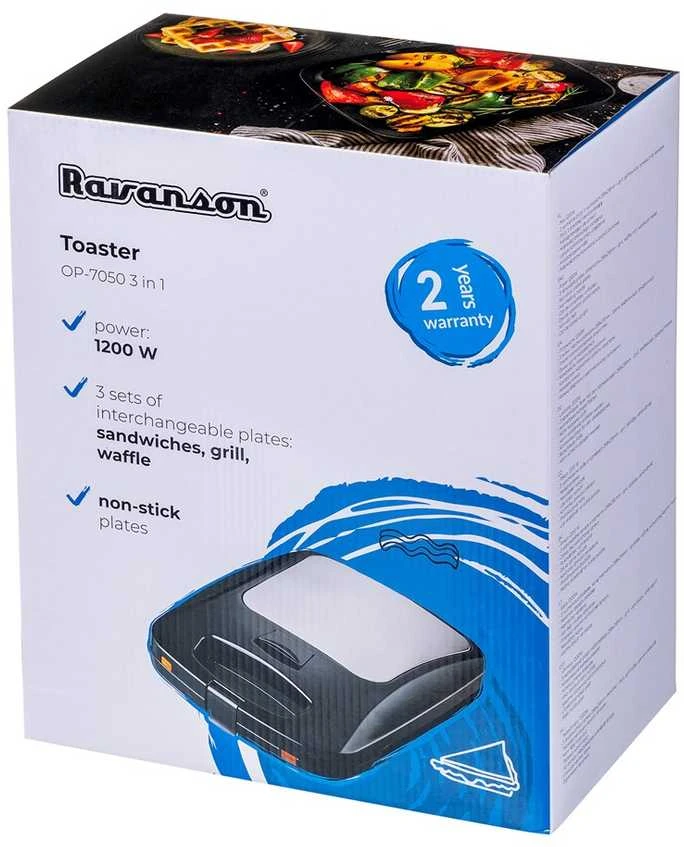Skrudintuvas - Ravanson OP-7050 1200 W Juodas/Sidabrinis