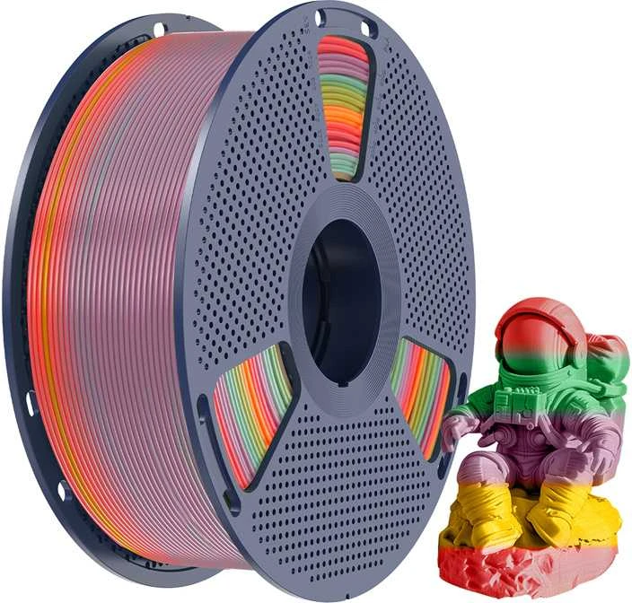 Sunlu PLA Filament (Rainbow) 01
