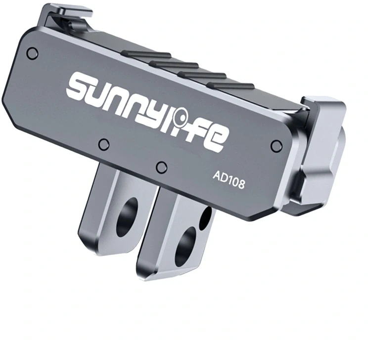 „Sunnylife“ aliumininis dviejų krypčių tvirtinimo adapteris, skirtas „Osmo Nano“ / „Action 6“