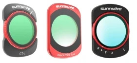 Sunnylife Pocket 4/3 Juodas Mist 1/4 VND CPL filtrų rinkinys