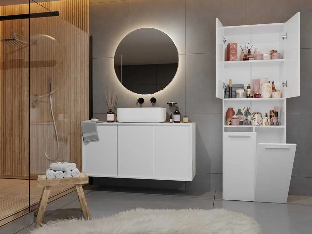 Top E Shop Vonios Spintelė - Topeshop Nel 2K Dk Biel Balta