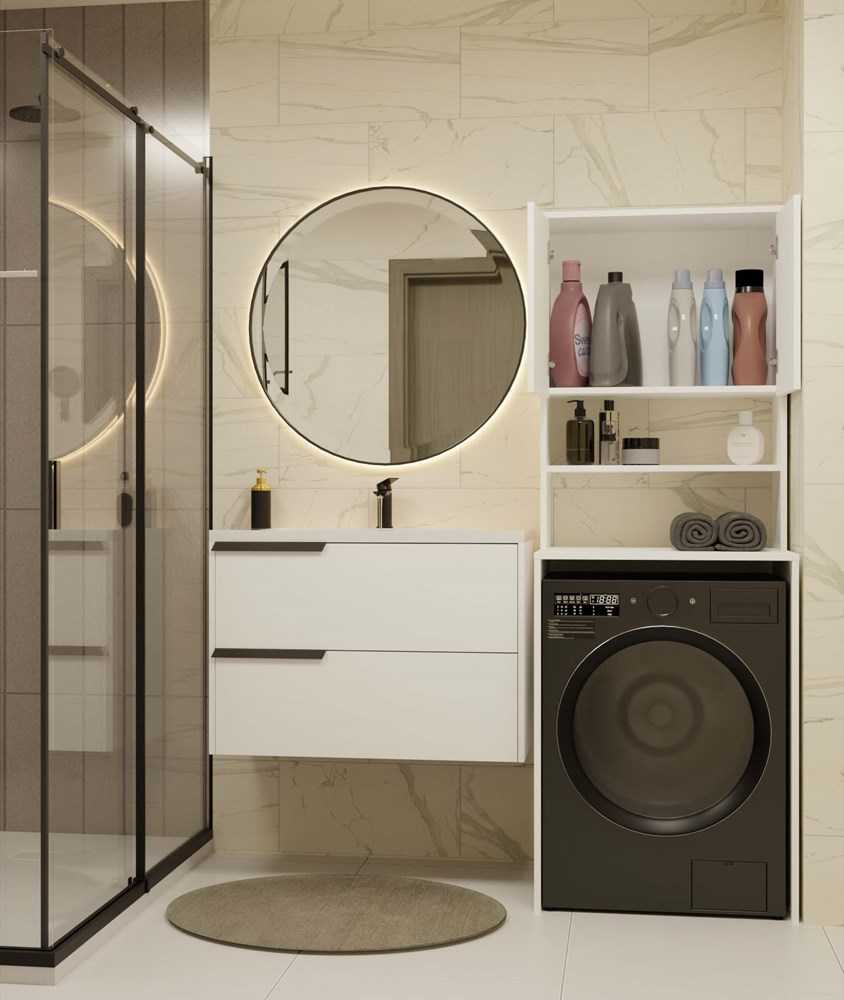 Top E Shop SKALBIMO MAŠINOS SPINTELĖ POLA MULTI Baltas