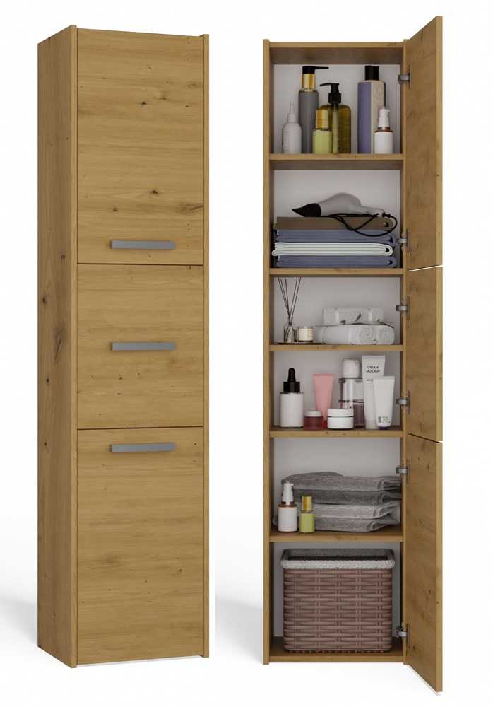 Top E Shop Vonios Spintelė - Topeshop S43 Artisan Ąžuolas