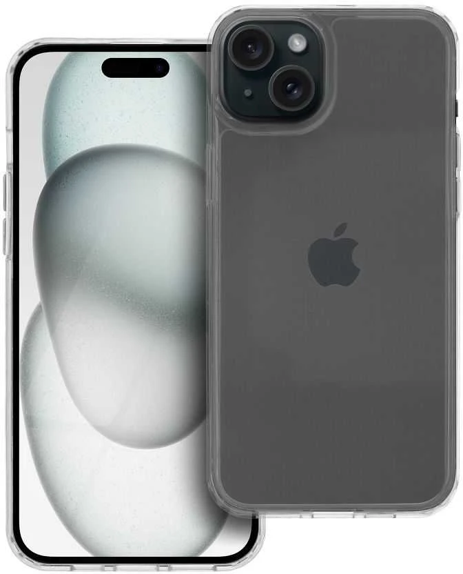 OEM dėklas, skirtas „iPhone 15 PLUS Super Clear Hybrid“, skaidrus