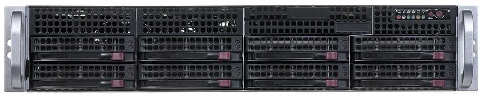Serveris - Supermicro 825TQC-R802LPB Rack 800 W Juodas