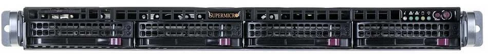 Supermicro CSE813MFTQC-R407CB Stovas (1U)
