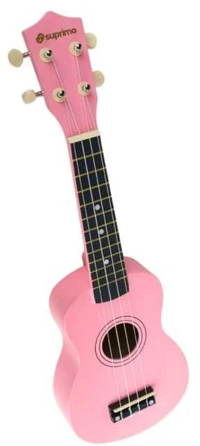 SUPRIMO UK21 SET PK - 21" soprano ukuleles, pink