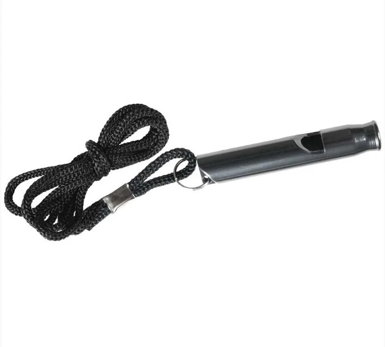 helikon Survival whistle, aliuminio , juodas