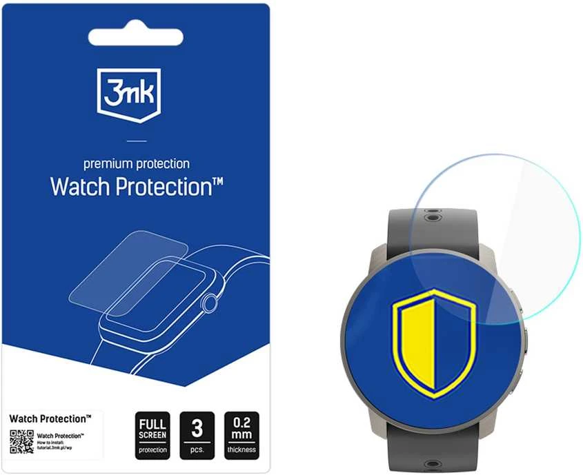3Mk Protection Suunto 9 Peak PRO – 3mk laikrodžio apsauga su „FlexibleGlass“