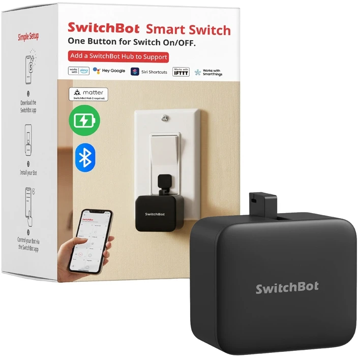 SWITCHBOT C1 įkraunamas belaidis jungiklis