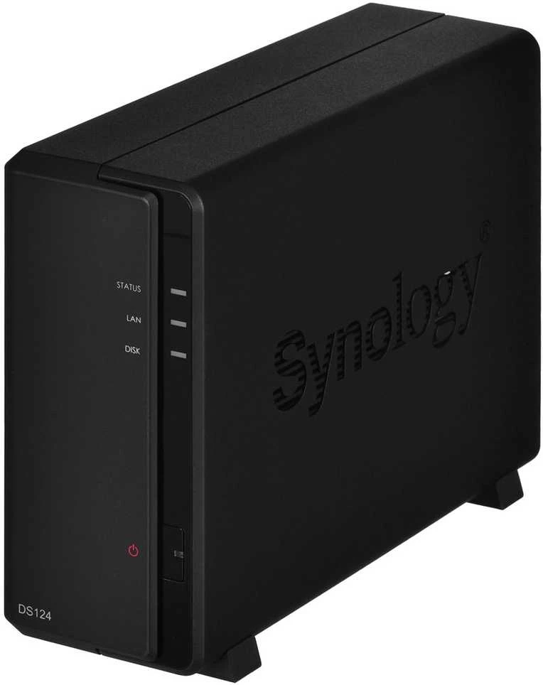 Serveris SYNOLOGY DS124 1-Bay NAS RTD1619B 1GB RAM