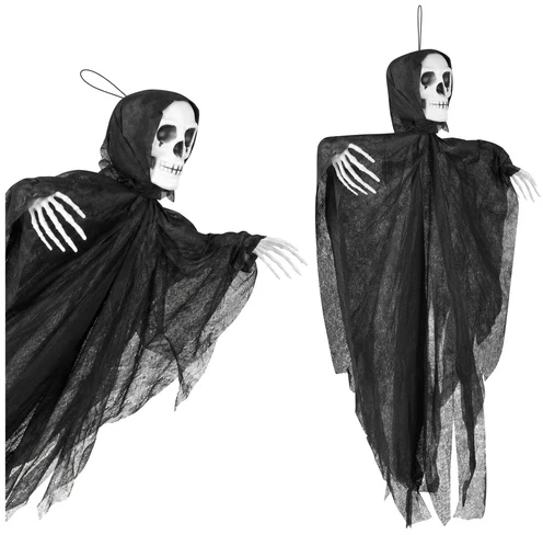 Juodas pakabinamas skeletas – dekoracija Glimz